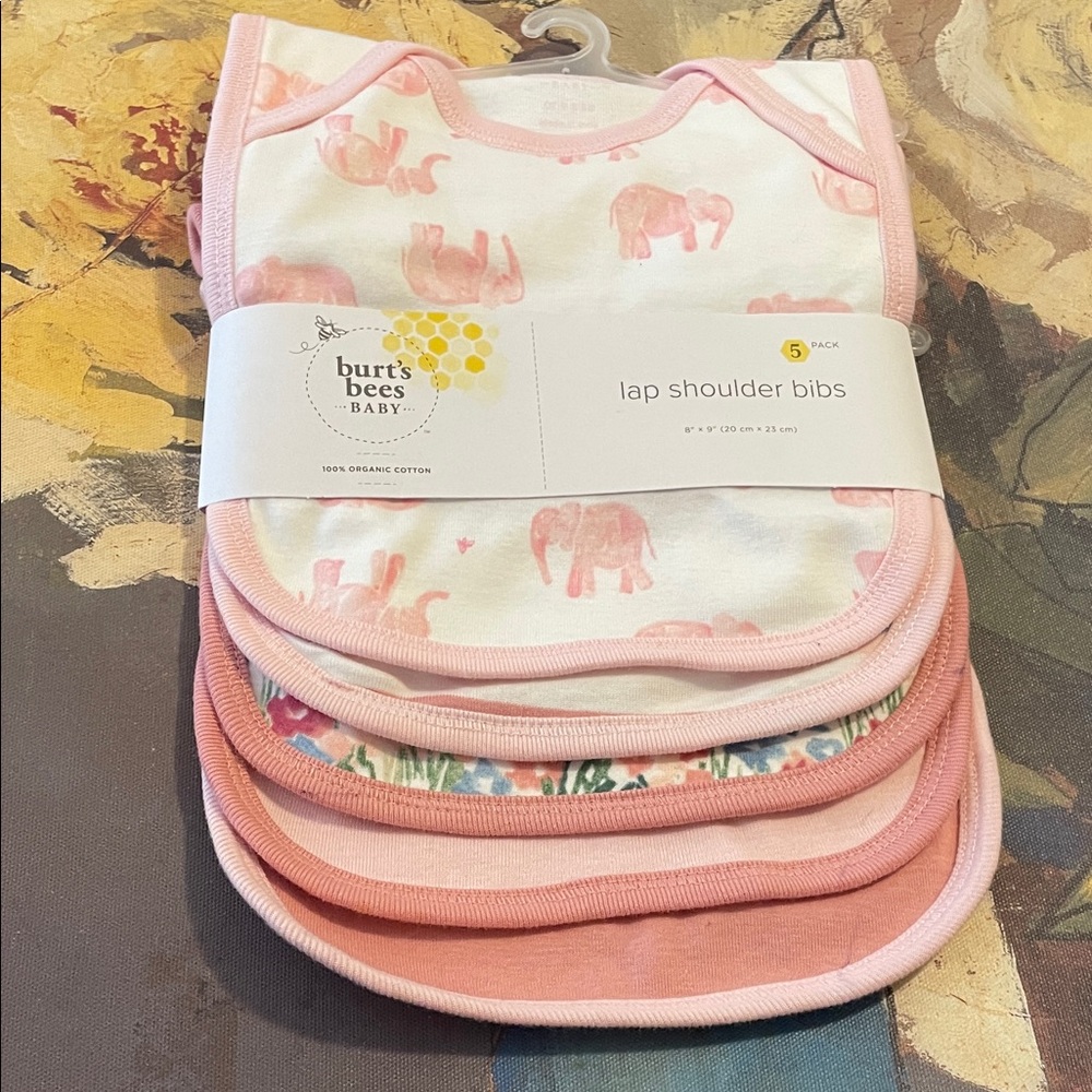 🚨Price Firm🚨 5 Pack Baby Bibs
